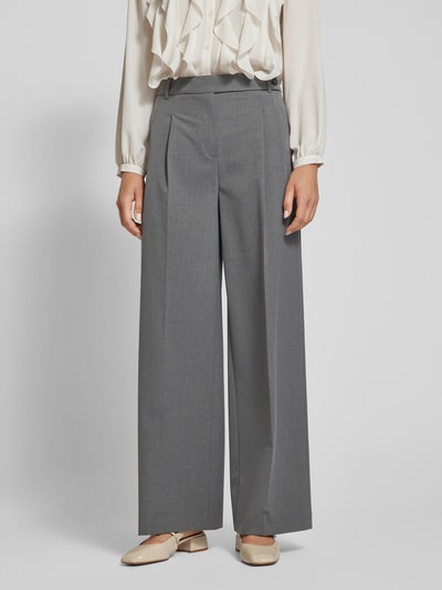 Peek & Cloppenburg Jake*s CollectionStoffhose mit Bundfalten in silber melange Riesige Rabatte