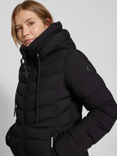 Peek & Cloppenburg khujoSteppmantel mit Zweiwege-Reißverschluss Modell 'INGRAM3 MATT' in black Clearance-Verkauf