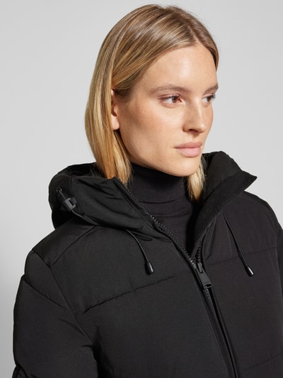 Peek & Cloppenburg WITHBLACKSteppmantel mit Stehkragen in black Speichern exportieren