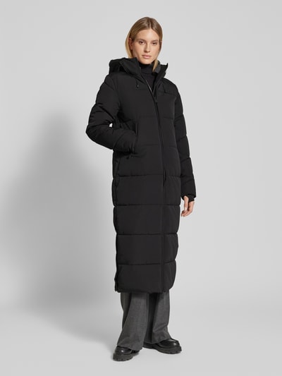 Peek & Cloppenburg WITHBLACKSteppmantel mit Stehkragen in black Speichern exportieren