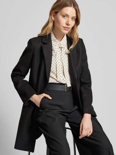Peek & Cloppenburg Christian Berg Woman SelectionMantel mit Reverskragen in black 2025