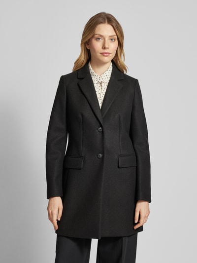 Peek & Cloppenburg Christian Berg Woman SelectionMantel mit Reverskragen in black 2025