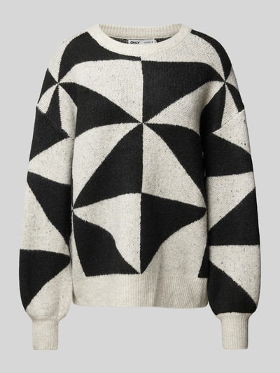 Peek & Cloppenburg OnlyPullover mit Rundhalsausschnitt Modell 'GEORGINA' in offwhite Online