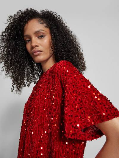 Peek & Cloppenburg Jake*s CasualKnielanges Kleid mit Pailletten in kirsche Hotsell