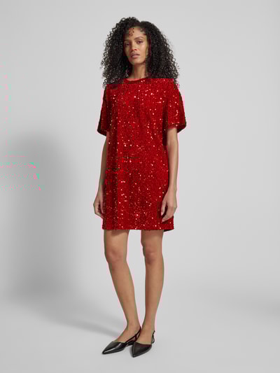 Peek & Cloppenburg Jake*s CasualKnielanges Kleid mit Pailletten in kirsche Hotsell