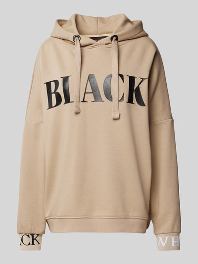 Peek & Cloppenburg miss goodlifeOversized Hoodie mit Label-Print in beige Günstiger Verkauf