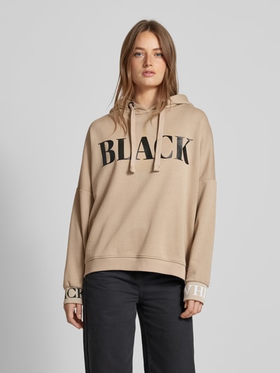 Peek & Cloppenburg miss goodlifeOversized Hoodie mit Label-Print in beige Günstiger Verkauf