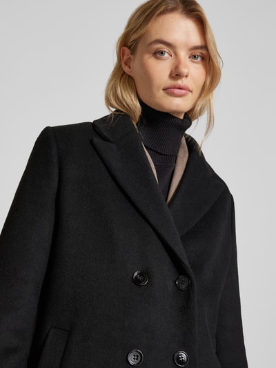 Peek & Cloppenburg Christian Berg Woman SelectionMantel mit Reverskragen in black Meist gekauft