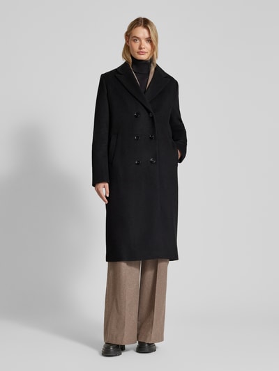 Peek & Cloppenburg Christian Berg Woman SelectionMantel mit Reverskragen in black Meist gekauft