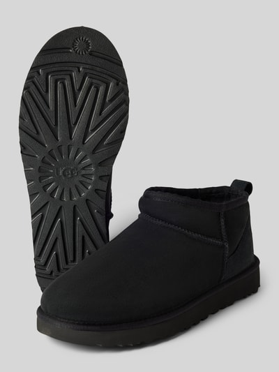 Peek & Cloppenburg UGGBoots aus Leder Modell 'CLASSIC ULTRA MINI' in black Fabrikpreis