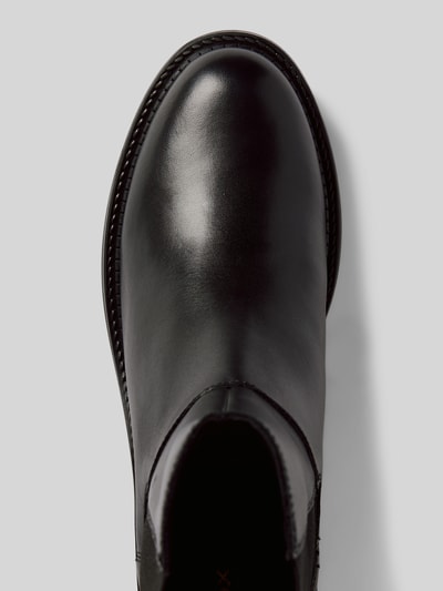 Peek & Cloppenburg GeoxStiefeletten aus Leder-Textil-Mix in black Preisnachlass
