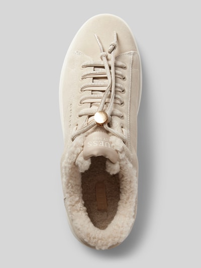 Peek & Cloppenburg GuessChunky Sneaker mit Label-Details Modell 'ELBINA' in beige Weihnachtsangebot