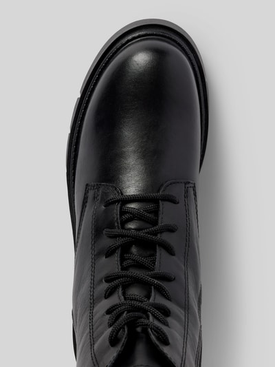Peek & Cloppenburg TamarisSchnürboots aus Leder mit Ziernähten in black Osterangebot