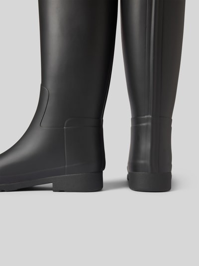 Peek & Cloppenburg HunterGummistiefel mit Label-Badge in black Valentinstagsangebot