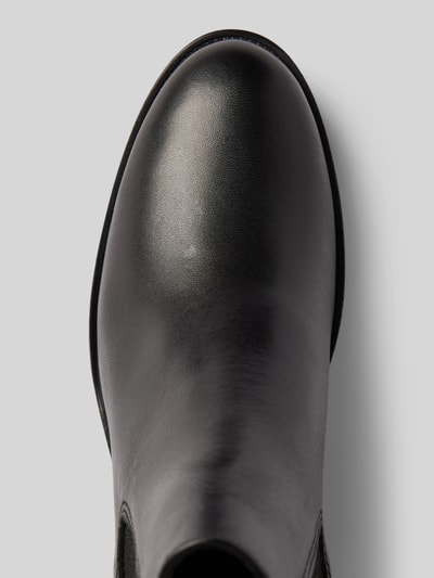 Peek & Cloppenburg TamarisAnkle Boots aus Leder mit Blockabsatz in black Heißer Verkauf