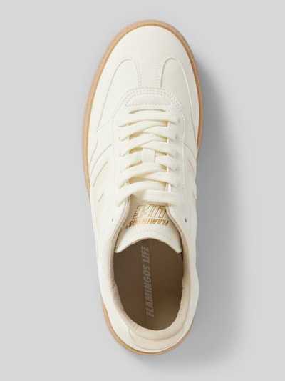 Peek & Cloppenburg Flamingos LifeSneaker mit Label-Details Modell 'BURELA BOLD' in ecru Neuheiten