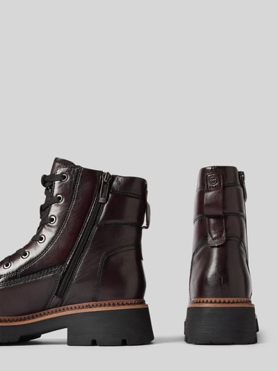Peek & Cloppenburg TamarisLederboots mit Zugschlaufe in dunkelrot Bestseller