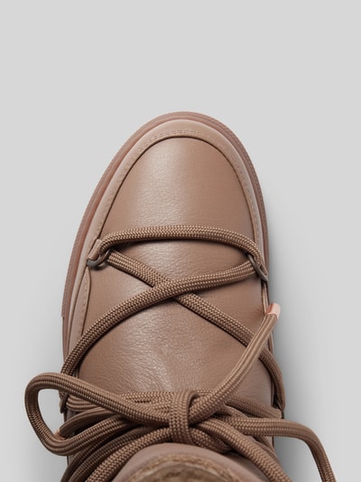 Peek & Cloppenburg INUIKIILederstiefel mit Label-Stitching in taupe Saisonale Angebote
