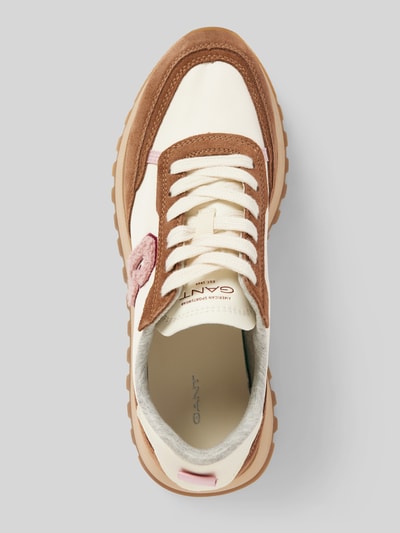 Peek & Cloppenburg GantSneaker mit Label-Details Modell 'CAFFAY' in beige Kauf eins, bekomm eins gratis