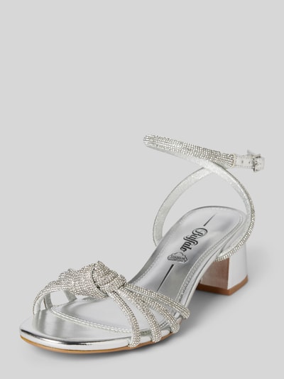 Peek & Cloppenburg BuffaloSandalette mit Ziersteinbesatz in silber Riesige Ersparnisse