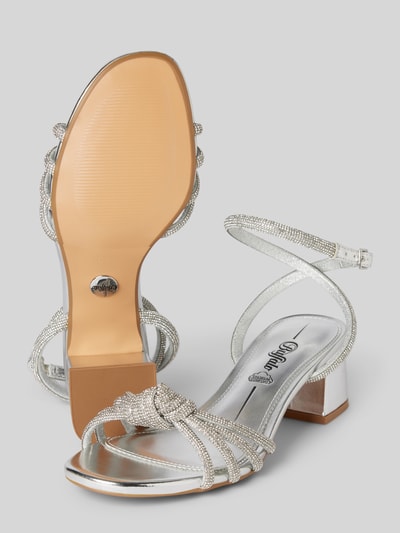 Peek & Cloppenburg BuffaloSandalette mit Ziersteinbesatz in silber Riesige Ersparnisse