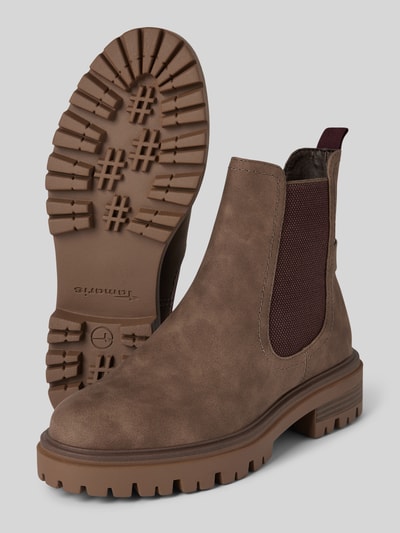 Peek & Cloppenburg TamarisChelsea Boots mit Zugschlaufe in mittelbraun mel VIP-Rabatte
