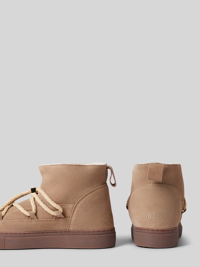 Peek & Cloppenburg INUIKIIStiefel mit Label-Schriftzug in beige Kostenlose Rückgabe