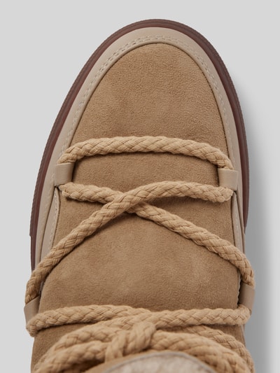 Peek & Cloppenburg INUIKIILederstiefel mit Label-Schriftzug in beige Letzte 3 Tage