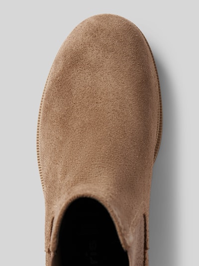 Peek & Cloppenburg TamarisChelsea Boots mit Zugschlaufe in camel Sonderangebot der Fabrik