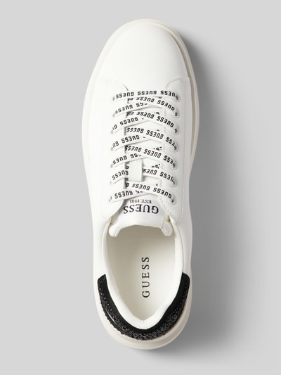 Peek & Cloppenburg GuessSneaker aus Leder-Mix Modell 'ELBINA' in weiss Vierteljährliche Förderung