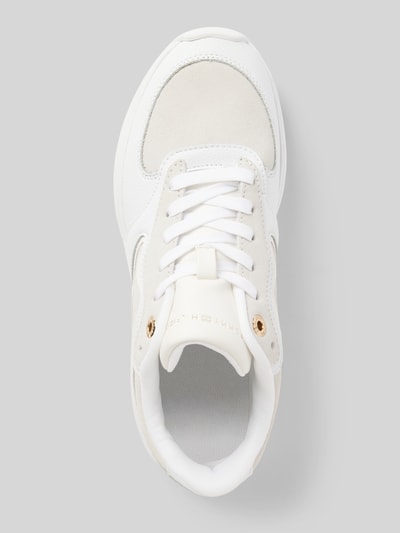 Peek & Cloppenburg Tommy HilfigerLedersneaker mit Label-Details Modell 'CHUNKY RUNNER' in weiss Discount Store für neue Produkte