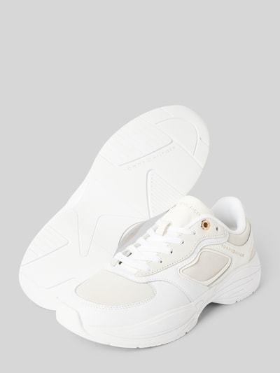 Peek & Cloppenburg Tommy HilfigerLedersneaker mit Label-Details Modell 'CHUNKY RUNNER' in weiss Discount Store für neue Produkte