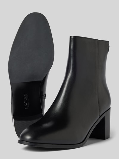 Peek & Cloppenburg Lauren Ralph LaurenLederstiefeletten mit Blockabsatz Modell 'CASSIE' in black Super Rabatt
