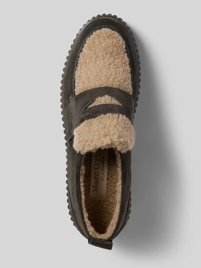 Peek & Cloppenburg Marc O'PoloPlateau-Loafer mit wärmender Einlage in dunkelgrau Riesige Rabatte