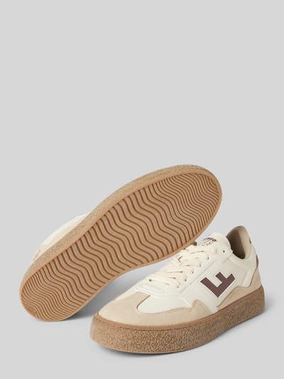 Peek & Cloppenburg Flamingos LifeSneaker mit Label-Details Modell 'BURELA BOLD' in beige Fabrikladen