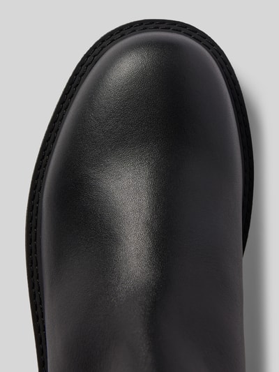 Peek & Cloppenburg BOSSLederstiefel mit Label-Detail Modell 'Rebby' in black zollfrei