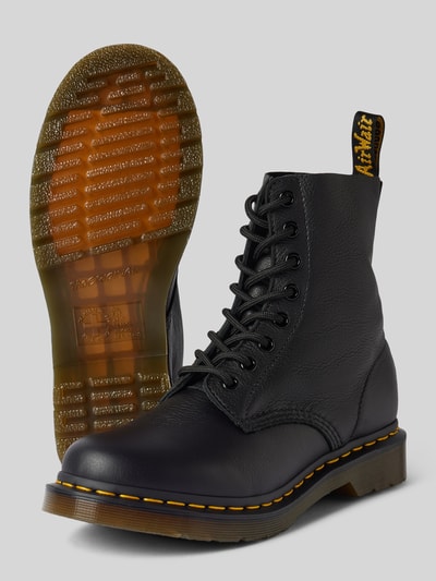 Peek & Cloppenburg Dr. MartensSchnürboots aus Leder mit Ziernaht Modell 'Eye' in black Rabatte dieses Monats