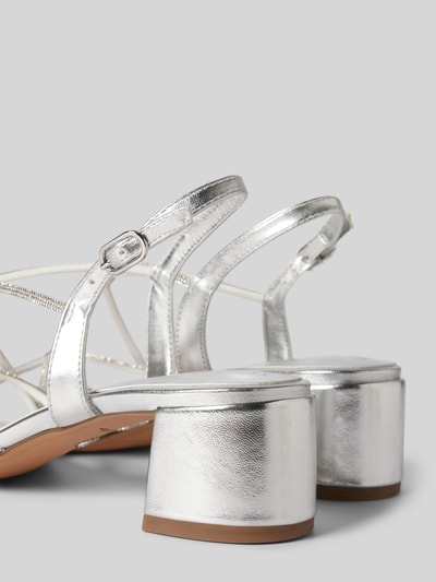 Peek & Cloppenburg TamarisSandaletten mit Dornschließe in silber Outlet