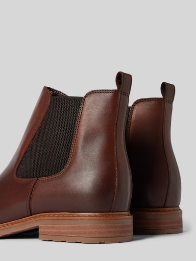 Peek & Cloppenburg TamarisChelsea Boots aus Leder mit Ziernaht in dunkelbraun Hotsell