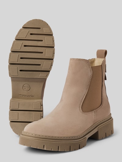 Peek & Cloppenburg TamarisChelsea Boots mit elastischem Einsatz in hellbraun Fabrikverkauf