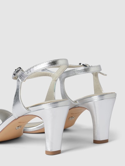 Peek & Cloppenburg TamarisSandalette mit breiter Schaftbrücke in silber Fabrik Onlineshop