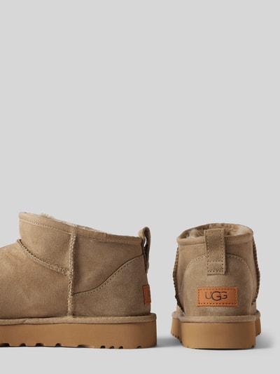 Peek & Cloppenburg UGGBoots aus Leder Modell 'CLASSIC ULTRA MINI' in camel Großer Ausverkauf