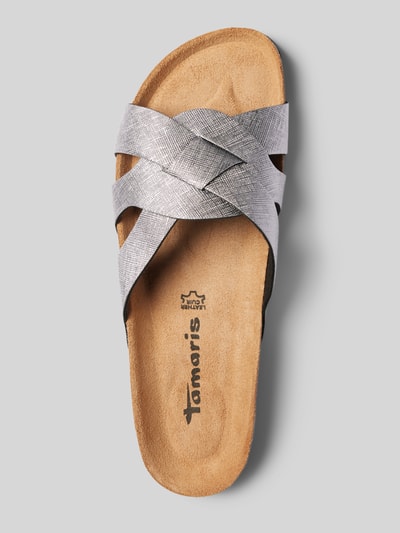 Peek & Cloppenburg TamarisSlides in metallic in metallic blue Begrenztes Angebot