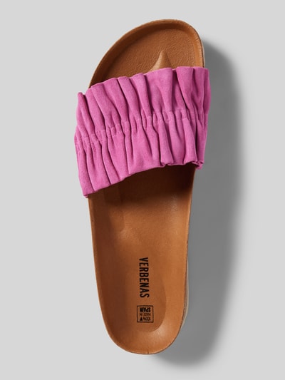 Peek & Cloppenburg VerbenasSlides mit breiter Schaftbrücke Modell 'RISHA' in pink Online Shopping