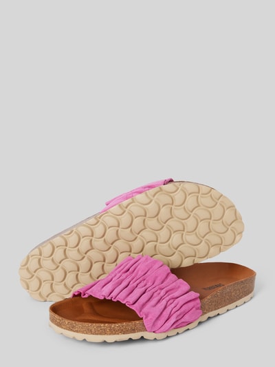 Peek & Cloppenburg VerbenasSlides mit breiter Schaftbrücke Modell 'RISHA' in pink Online Shopping