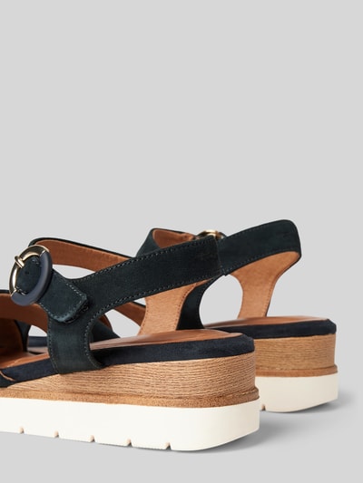 Peek & Cloppenburg TamarisSandalette mit Dornschließe in marine Exklusivangebot