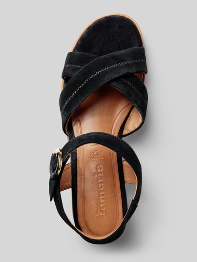 Peek & Cloppenburg TamarisSandalette mit Dornschließe in marine Exklusivangebot