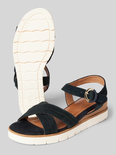 Peek & Cloppenburg TamarisSandalette mit Dornschließe in marine Exklusivangebot
