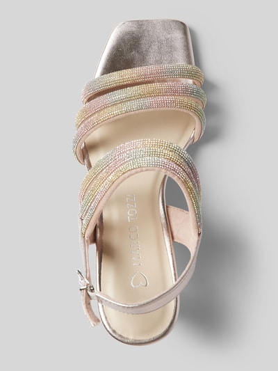 Peek & Cloppenburg Marco TozziSandalette mit Strasssteinbesatz in rose melange Valentinstagsangebot