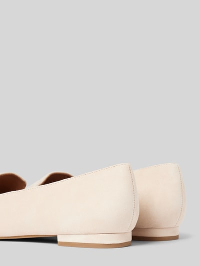 Peek & Cloppenburg Newd TamarisBallerinas aus Leder in unifarbenem Design in beige Jubiläumsangebot